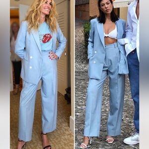 Sandro blazer + pants blue size 34